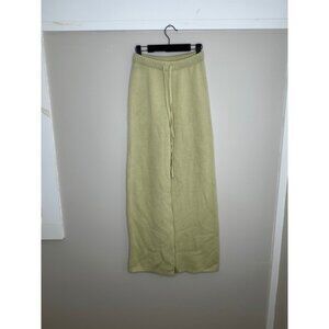 Sabo Skirt Women's Australia Knit Pants Wide Leg Drawstring Waist Green XS US 2